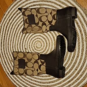 Vintage Coach rain boots